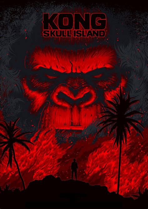 4k Kong Skull Island Monkeys Fan Art Snout Hd Phone Wallpaper