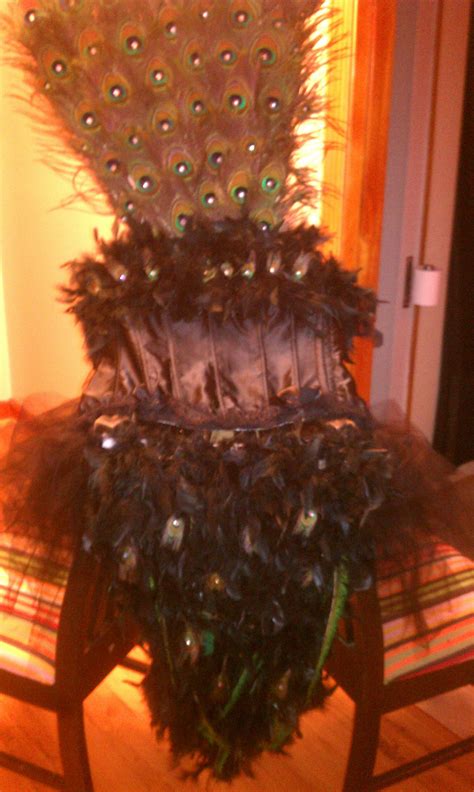 Peacock Showgirl Halloween Costume I Made For Myself Halloween