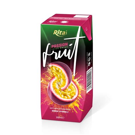 Manufacturer Soft Drink Pure Passion Fruit Drink Buy Fruit Juice