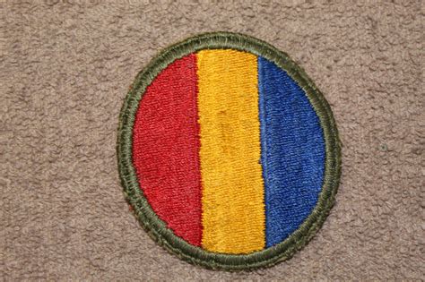 Original Ww2 Us Army Replacement And School Command Uniform Patch Ebay