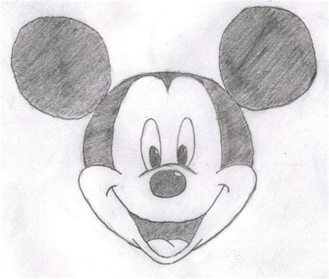 Mickey Mouse Head Sketch By Dreadpirateneckbeard On Deviantart