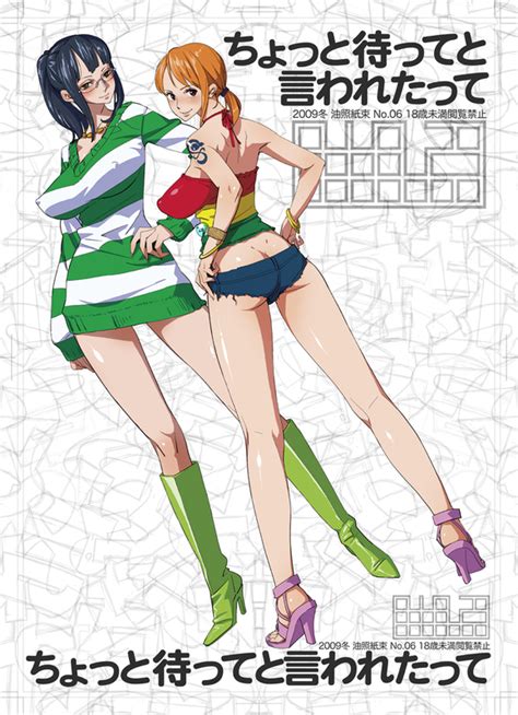 Nami And Nico Robin One Piece And 1 More Drawn By Bobobo Danbooru