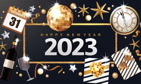 2023 Happy New Years Eve Background Suitable For Luxury Party