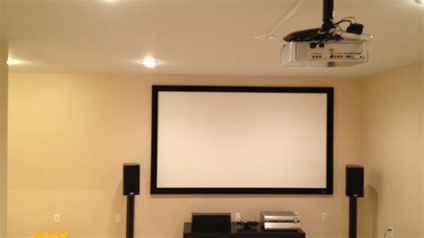 How To How To Set Up A Projector Screen For A Home Theatre System