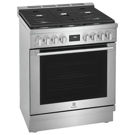 Electrolux 30 Dual Fuel Freestanding Range In Stainless Steel Nfm