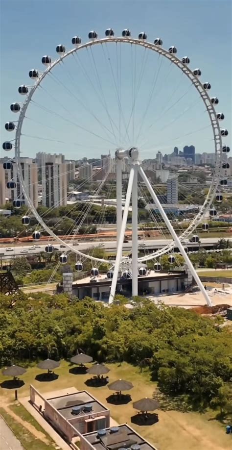 estrutura da maior roda gigante da américa latina em sp é concluída cidades casa vogue