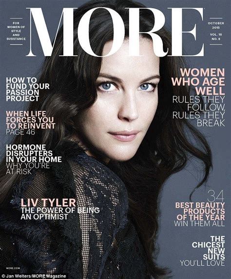Mothers Glow Liv Tyler 38 Shows Off Her Ethereal Beauty In Black