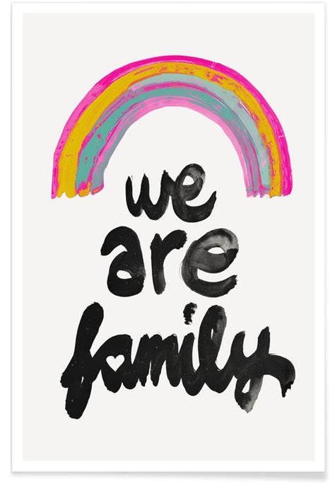 Make a statement on family day with this i already won the lottery, i have the best family design. We Are Family Poster | JUNIQE