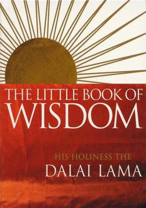 The Little Book Of Wisdom By Dalai Lama Paperback Book Free Shipping