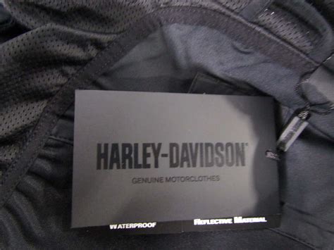 Harley Davidson Men S Us Xl Roadway Ii Waterproof Fleece Jacket Black