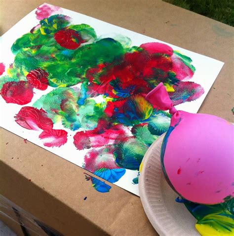 Sunshiny Days Balloon Painting