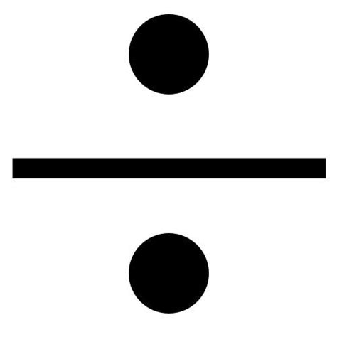 Division Divide Symbol