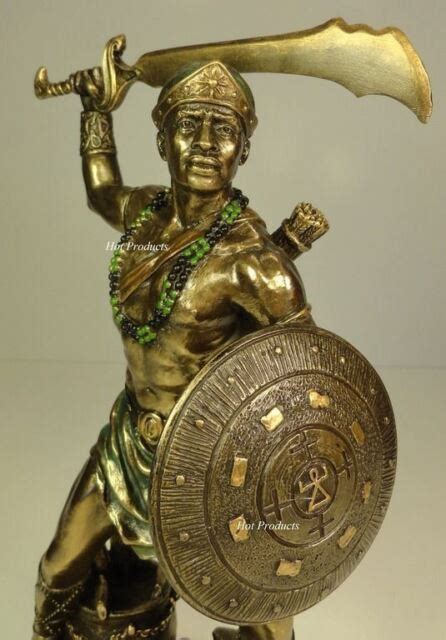 Orisha Oggun God Of War Ogun Yoruba African Statue Sculpture Bronze