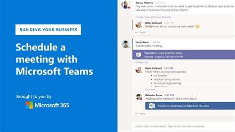 Assuming you or your organization is a microsoft 365 customer, you are already taking advantage of all of the app. How to schedule a meeting with Microsoft Teams (2018 ...