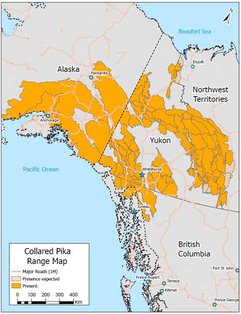Current Range Of Collared Pika 2019 As Depicted By Natureserve