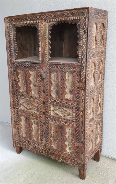Vintage Nomad Touareg African Cabinet Moroccan Armoire Ethnic Etsy