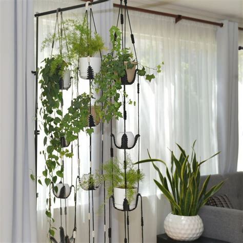 Adjustable Plant Hanging Multiple Plants Room Divider Hanging