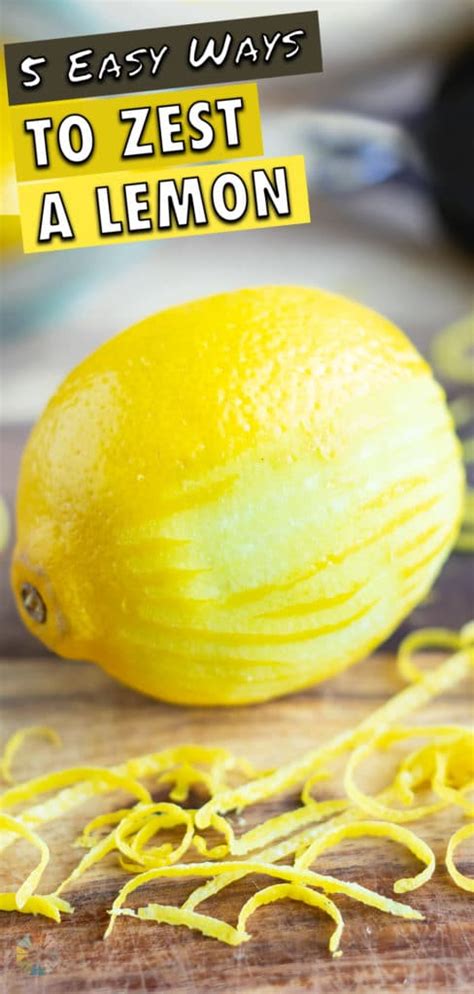 How To Zest A Lemon Easy Ways Evolving Table