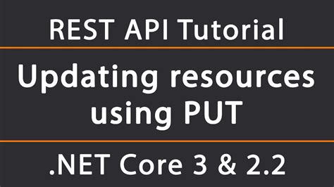 Updating Resources With PUT ASP NET Core 5 REST API Tutorial 6 YouTube