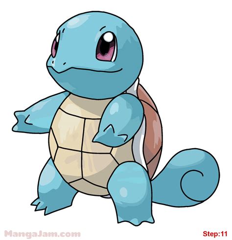 How To Draw Squirtle From Pokemon