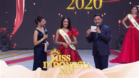 Miss Sumatera Utara Top 5 Pertanyaan Juri Miss Indonesia 2020 Youtube