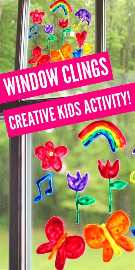 Diy Window Clings For Kids Passion For Savings Diy Window Clings