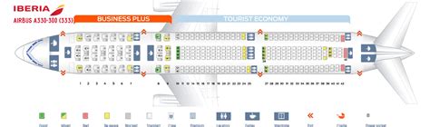 Seat Map Airbus A330 300 Iberia Best Seats In The Plane