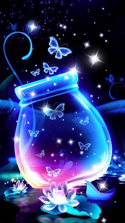 Neon Fairy Backgrounds Wallpapers Cool Butterfly Phone