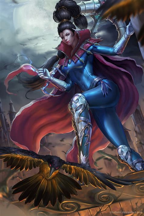 Hd Wallpaper Vayne From League Of Legends Eagle Long Hair Adc