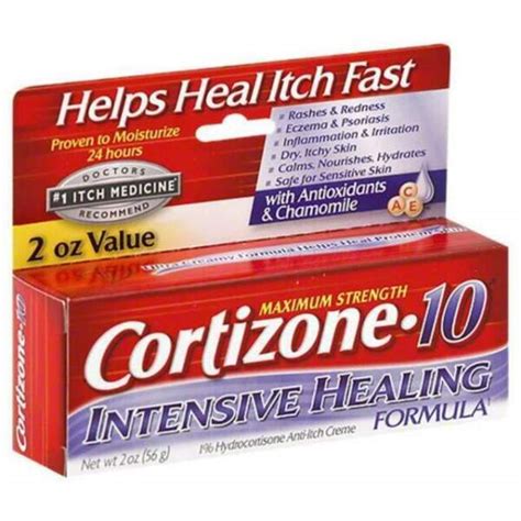Cortizone 10 Maximum Strength Hydrocortisone Anti Itch Cream For Sale Online Ebay