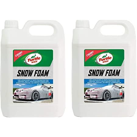 Turtle Wax 53111 Snow Foam Thick Car Shampoo Wash 2 X 5L Amazon Co