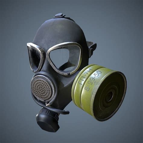 3d Model Gas Mask Gp 7b Vr Ar Low Poly Cgtrader