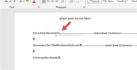 How To Remove All Section Breaks In Word At Once Benisnous