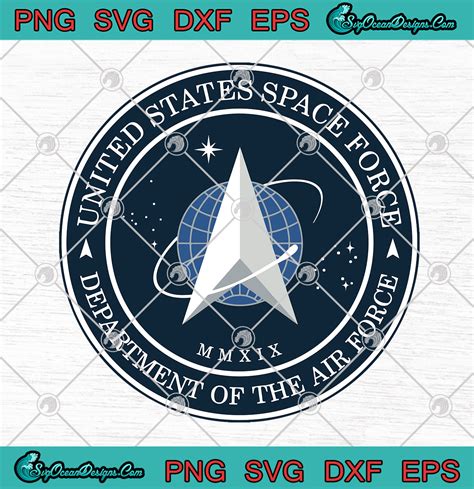 United States Space Force Logo Svg Png Vector Art Svgoceandesigns