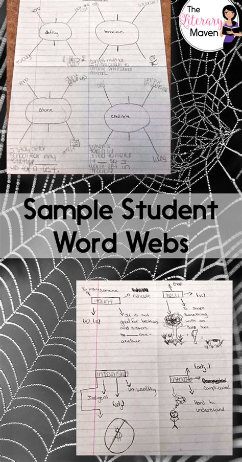 Word Webs A Vocabulary Activity With A Twist The Literary Maven