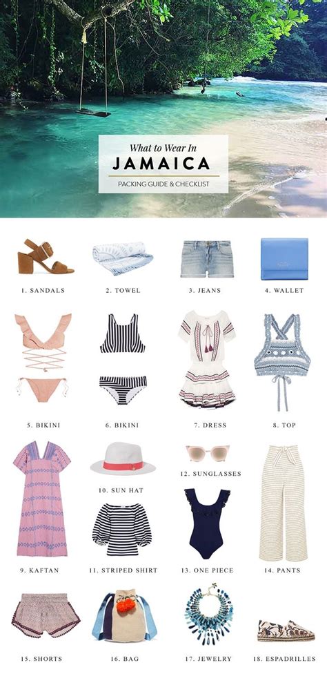 A Handy Packing List For What To Pack In Jamaica Click Through For
