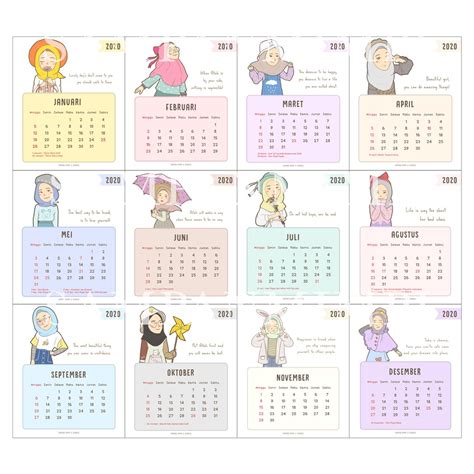 Desain Kalender Imut Inspirasi Kalender Kreatif Untuk Anda Berita