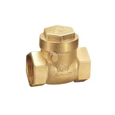 150 Mpa Brass Check Valve Screwed Valve Size 2 16 Mm At Rs 350
