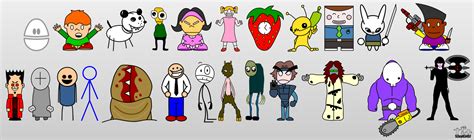 Newgrounds Characters Animated 3 By 53xy83457 On Deviantart