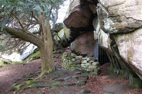 Derbyshire 090406 The Hermits Cave Cratcliffe Rocks Stephenh16