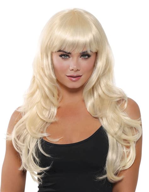 Ivory Blonde Halloween Wig Women Adult Costume Accessory Walmart Com Walmart Com