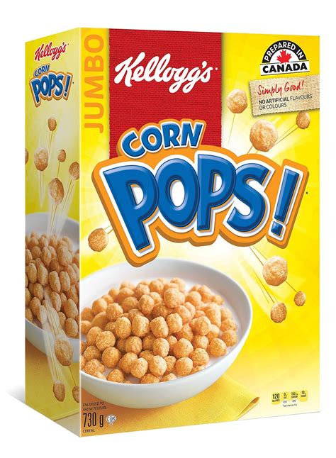 Kelloggs Corn Pops Cereal Jumbo Size 730 Gram Amazonca Grocery