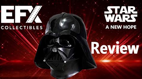 The detail on this helmet is as good as it gets. Star Wars EFX Darth Vader A New Hope Helmet Review - YouTube