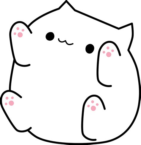 Bongo Cat Full Body Original Size Png Image Pngjoy