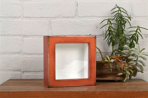 Small Shadow Box Frame Holds Up To 45 X 45 X 125 Deep Vintage