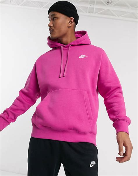Nike Club Logo Hoodie Pink Ubicaciondepersonascdmxgobmx