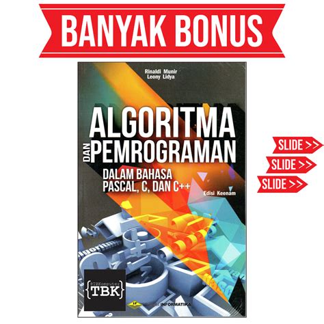 Buku Algoritma Dan Pemrograman Edisi Ke 6 Rinaldi Munir Lazada Indonesia