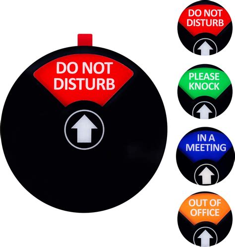 Kichwit Privacy Sign Do Not Disturb Sign Out Of Office Sign Please