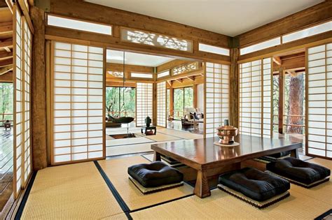 Japanese architecture (日本建築, nihon kenchiku) has been typified by wooden structures, elevated slightly off the ground, with tiled or thatched roofs. 20 Home Interior Design with Traditional Japanese Style ...