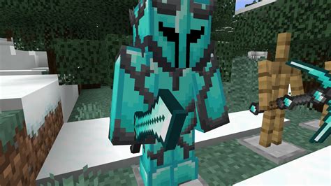 The Blue Knight Texture Pack 120 119 Mcpebedrock Mod